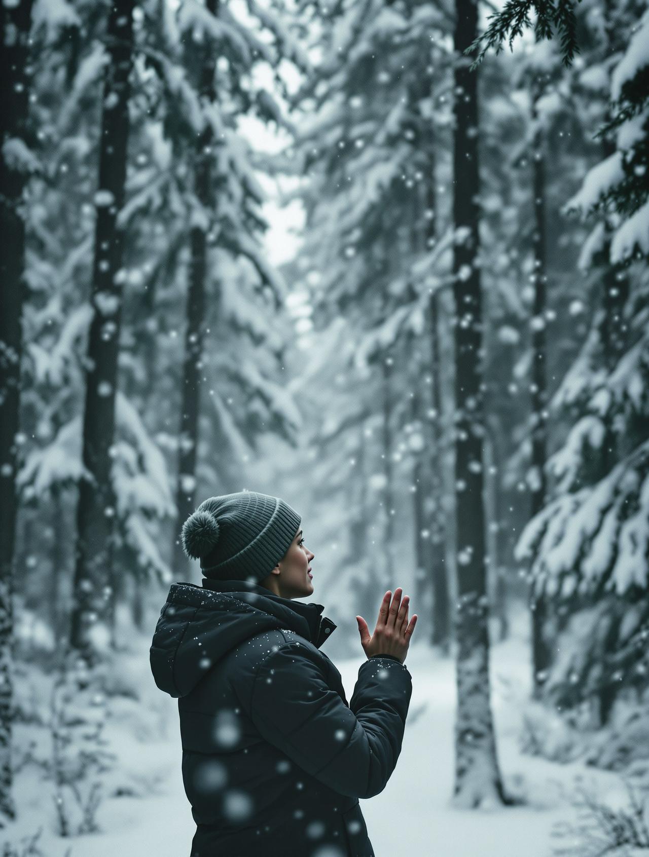 雪落无声 冬林悬情影视海报